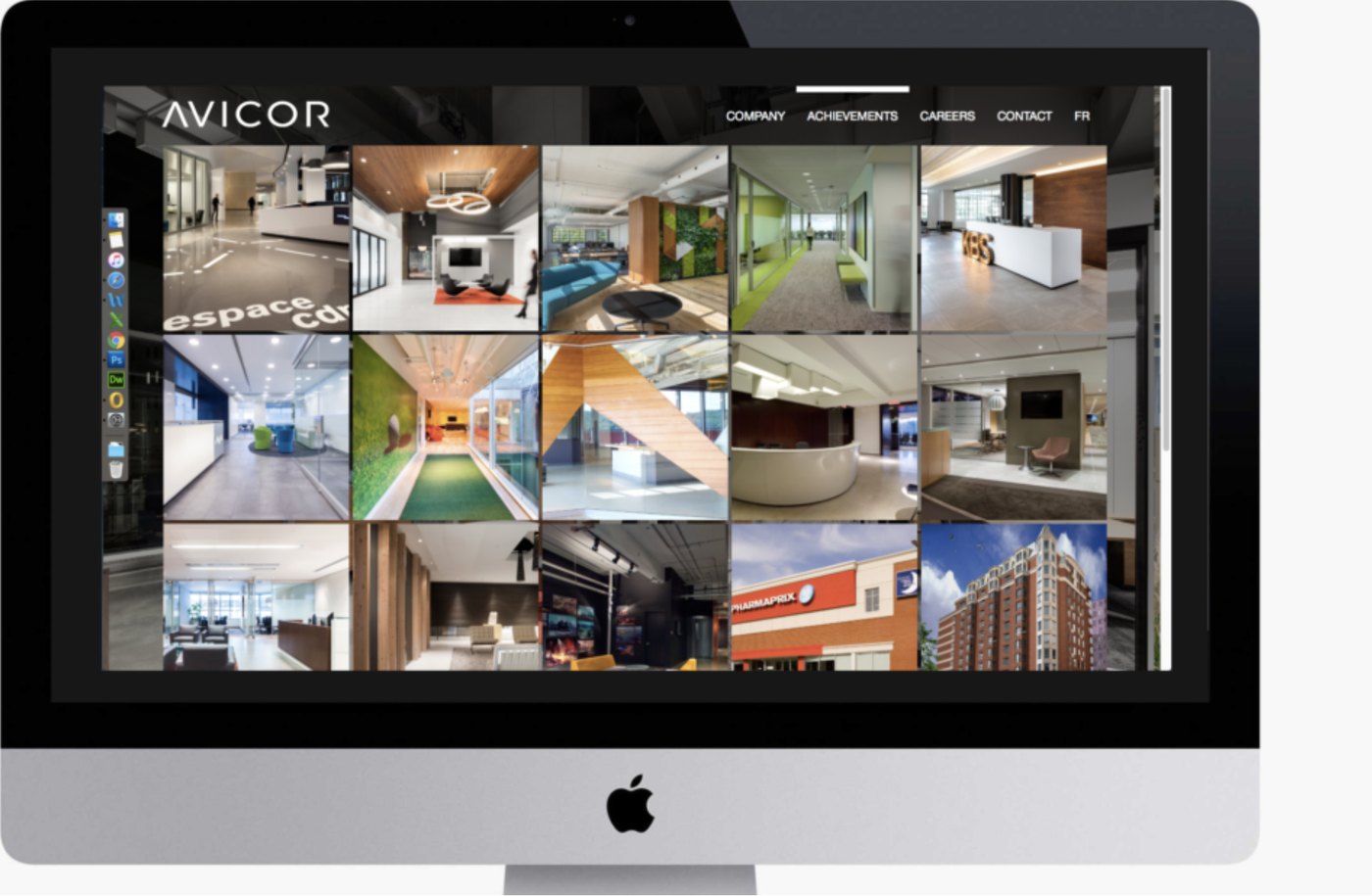 New Avicor WordPress website on a desktop screen